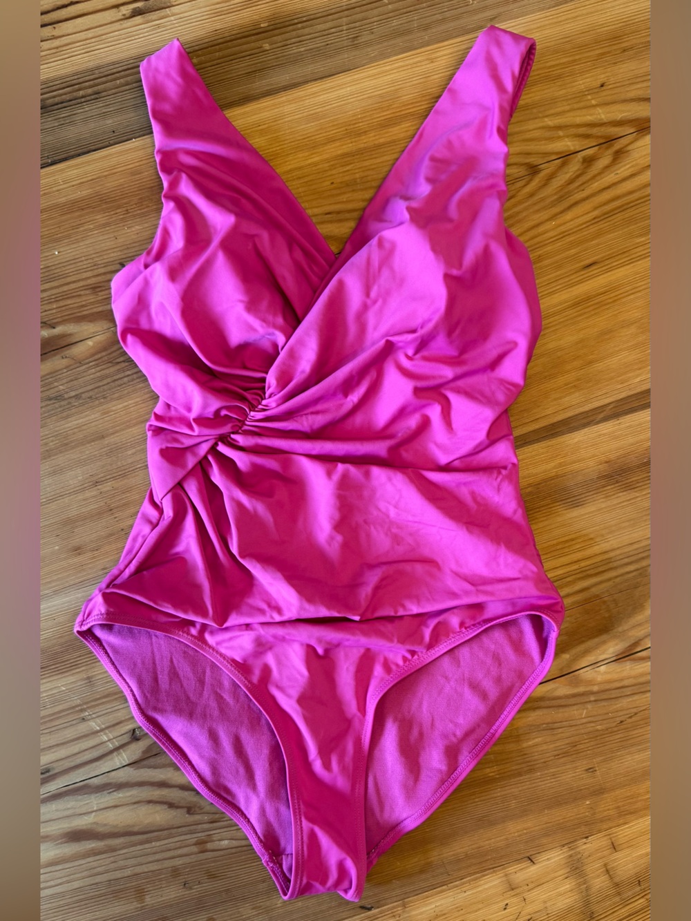 Jones New York Hot Pink One-Piece Swimsuit